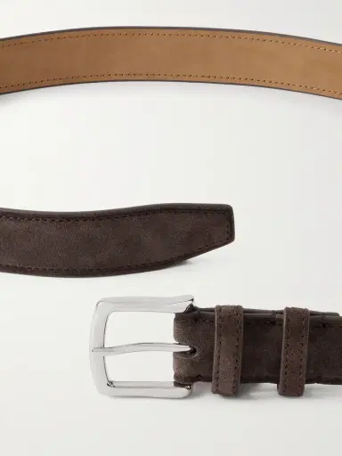 George Cleverley 3cm Suede Belt - Men | Thumbnail 3 George Cleverley 3cm Suede Belt - Men | Thumbnail 3