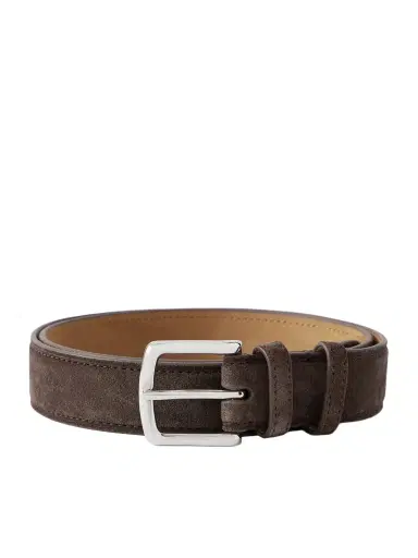 George Cleverley 3cm Suede Belt - Men | Thumbnail 1 George Cleverley 3cm Suede Belt - Men | Thumbnail 1