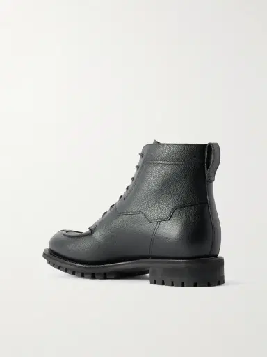 Berluti New Oslo Full-Grain Leather Lace-Up Boots - Men | Thumbnail 4