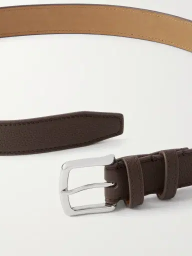 George Cleverley 3cm Full-Grain Leather Belt - Men | Thumbnail 3 George Cleverley 3cm Full-Grain Leather Belt - Men | Thumbnail 3