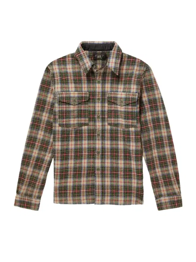 Wool-Blend Flannel Shirt - Men