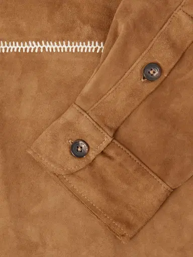 Kartik Research Rabari Embroidered Suede Jacket - Men | Thumbnail 6 Kartik Research Rabari Embroidered Suede Jacket - Men | Thumbnail 6