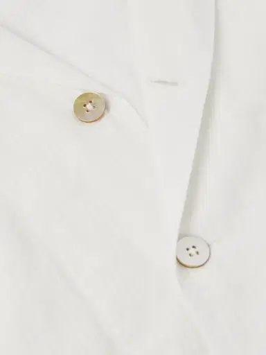 Kartik Research Camp-Collar Bead-Embellished Striped Cotton-Voile Shirt - Men | Thumbnail 4 Kartik Research Camp-Collar Bead-Embellished Striped Cotton-Voile Shirt - Men | Thumbnail 4