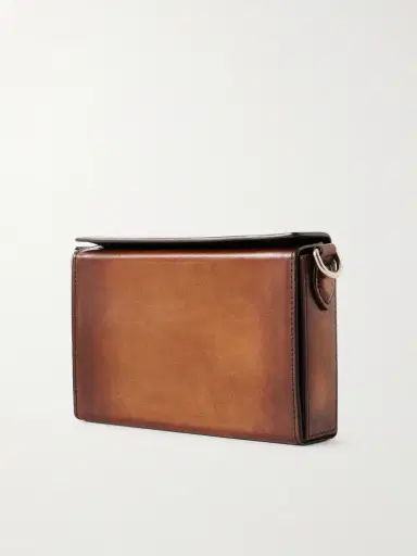 Berluti Jour de Poche Venezia Leather Messenger Bag - Men | Thumbnail 4 Berluti Jour de Poche Venezia Leather Messenger Bag - Men | Thumbnail 4