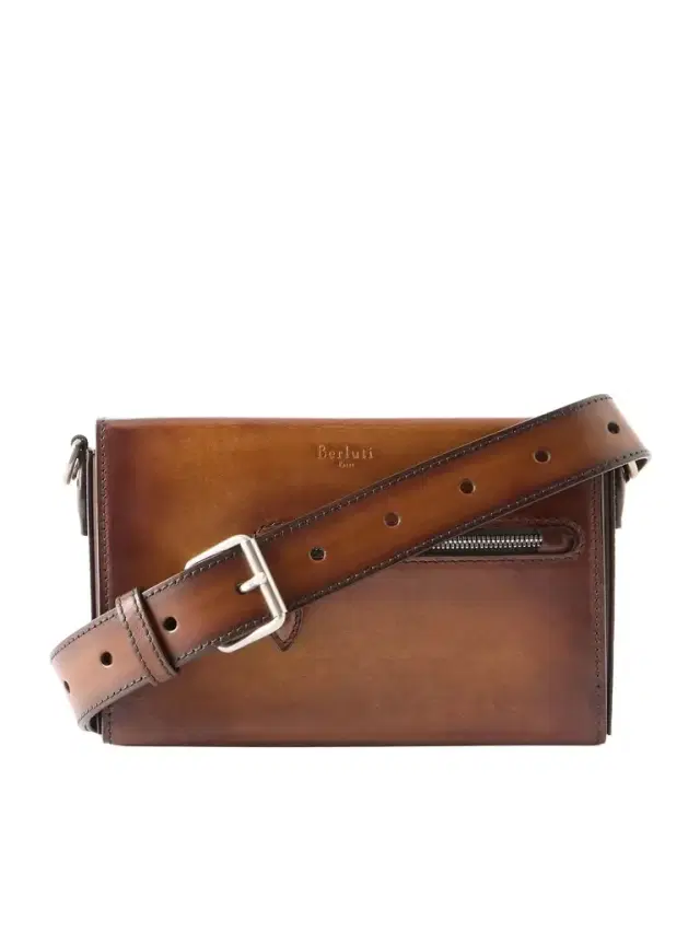 Berluti Jour de Poche Venezia Leather Messenger Bag - Men