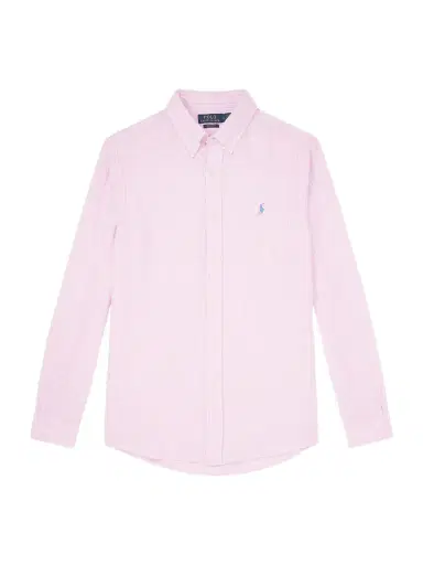 Polo Ralph Lauren Button-Down Collar Logo-Embroidered Striped Cotton Shirt - Men | Thumbnail 1 Polo Ralph Lauren Button-Down Collar Logo-Embroidered Striped Cotton Shirt - Men | Thumbnail 1