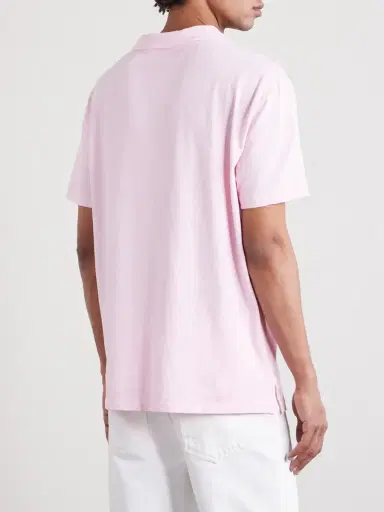 Polo Ralph Lauren Open-Collar Cotton and Linen-Blend Polo Shirt - Men | Thumbnail 4