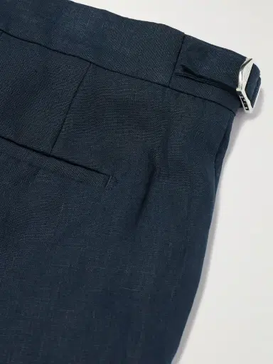 Orlebar Brown Norwich Straight-Leg Linen Shorts - Men | Thumbnail 5