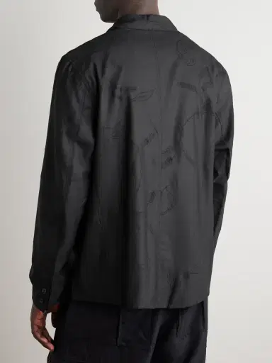 Kardo Somesh Checked Cotton Blazer - Men | Thumbnail 4 Kardo Somesh Checked Cotton Blazer - Men | Thumbnail 4
