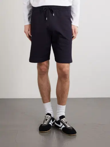 Dries Van Noten Straight-Leg Cotton-Jersey Drawstring Shorts - Men | Thumbnail 3 Dries Van Noten Straight-Leg Cotton-Jersey Drawstring Shorts - Men | Thumbnail 3