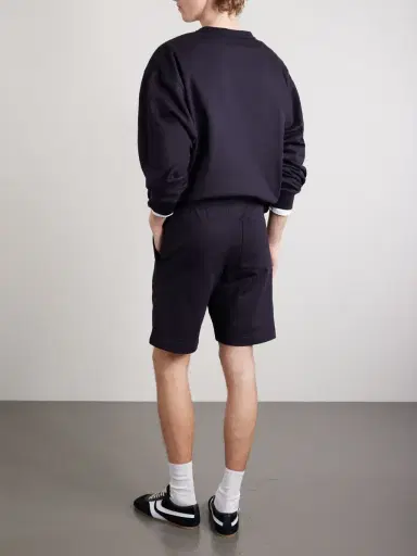 Dries Van Noten Straight-Leg Cotton-Jersey Drawstring Shorts - Men | Thumbnail 4 Dries Van Noten Straight-Leg Cotton-Jersey Drawstring Shorts - Men | Thumbnail 4