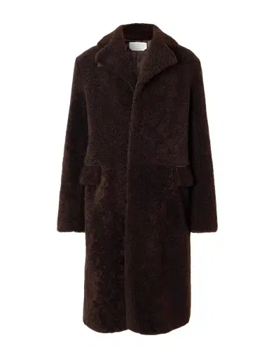 Gabriela Hearst Leather-Trimmed Shearling Car Coat - Men | Thumbnail 1