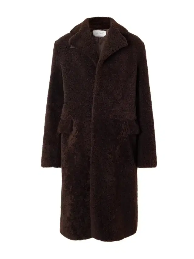 Leather-Trimmed Shearling Car Coat - Men