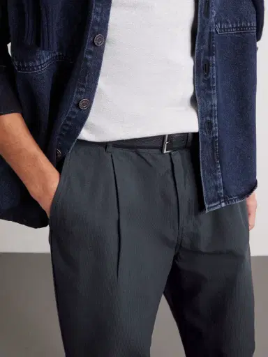 Folk Wide-Leg Cotton Trousers - Men | Thumbnail 5 Folk Wide-Leg Cotton Trousers - Men | Thumbnail 5