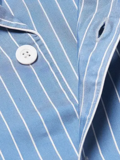 Zimmerli Camp-Collar Striped Woven Pyjama Set - Men | Thumbnail 4 Zimmerli Camp-Collar Striped Woven Pyjama Set - Men | Thumbnail 4