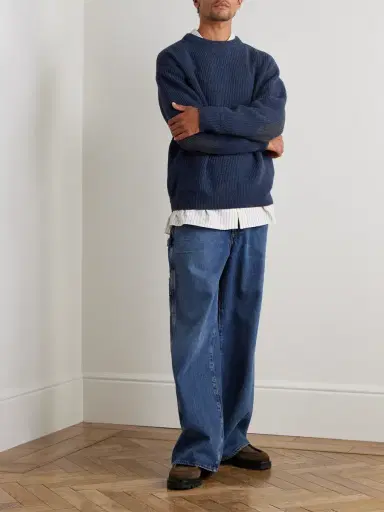 FrizmWORKS Patch Wool-Blend Sweater - Men | Thumbnail 2 FrizmWORKS Patch Wool-Blend Sweater - Men | Thumbnail 2