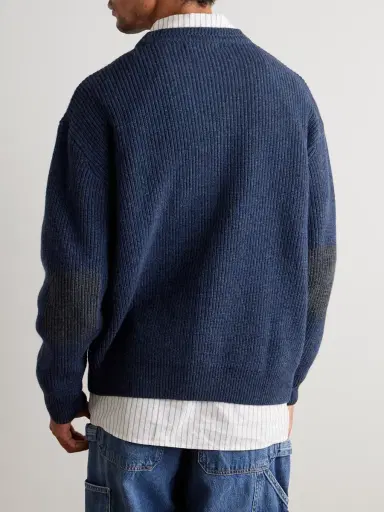 FrizmWORKS Patch Wool-Blend Sweater - Men | Thumbnail 3 FrizmWORKS Patch Wool-Blend Sweater - Men | Thumbnail 3