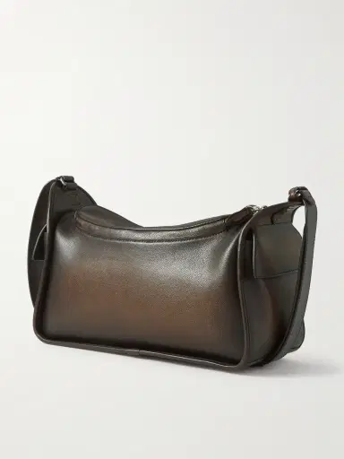 Berluti Périple Barrel Scritto Venezia Leather Softy Messenger Bag - Men | Thumbnail 3 Berluti Périple Barrel Scritto Venezia Leather Softy Messenger Bag - Men | Thumbnail 3