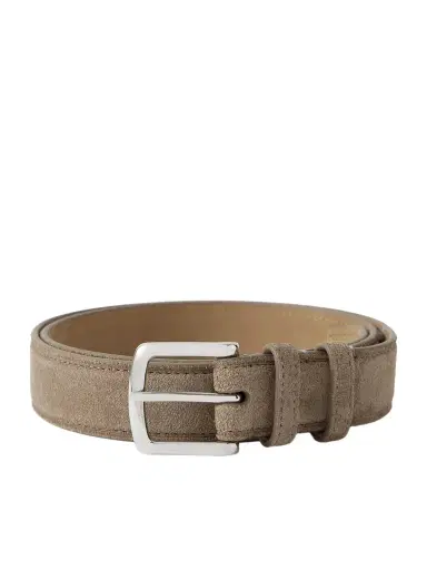 George Cleverley 3cm Suede Belt - Men | Thumbnail 1 George Cleverley 3cm Suede Belt - Men | Thumbnail 1