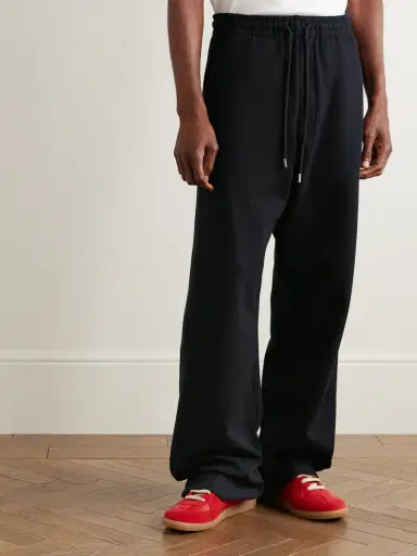 Dries Van Noten Straight-Leg Cotton-Jersey Sweatpants - Men | Thumbnail 3