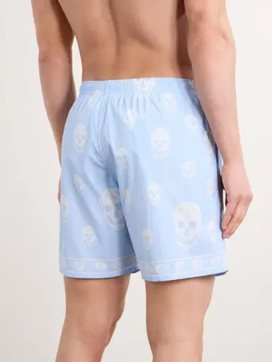 McQueen Straight-Leg Printed Shell Shorts - Men | Thumbnail 3