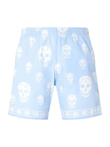 McQueen Straight-Leg Printed Shell Shorts - Men | Thumbnail 1