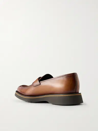 Berluti Alessio Venezia Leather Loafers - Men | Thumbnail 4