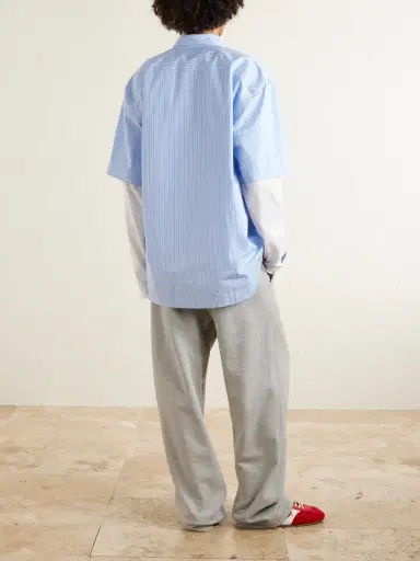 Dries Van Noten Straight-Leg Cotton-Jersey Sweatpants - Men | Thumbnail 4