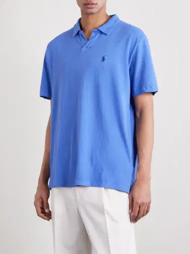 Polo Ralph Lauren Open-Collar Cotton and Linen-Blend Polo Shirt - Men | Thumbnail 3 Polo Ralph Lauren Open-Collar Cotton and Linen-Blend Polo Shirt - Men | Thumbnail 3
