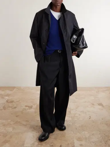 Dries Van Noten Shell Trench Coat - Men | Thumbnail 2 Dries Van Noten Shell Trench Coat - Men | Thumbnail 2