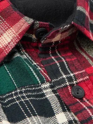 Polo Ralph Lauren Patchwork Checked Cotton-Flannel and Paisley-Print Poplin Shirt - Men | Thumbnail 4 Polo Ralph Lauren Patchwork Checked Cotton-Flannel and Paisley-Print Poplin Shirt - Men | Thumbnail 4