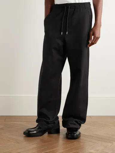 Dries Van Noten Straight-Leg Cotton-Jersey Sweatpants - Men | Thumbnail 3