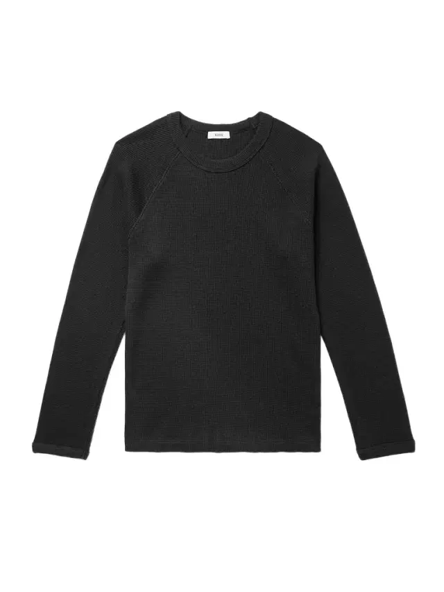 AGOLDE Payson Waffle-Knit Cotton-Blend T-Shirt - Men