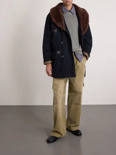 Polo Ralph Lauren Shearling-Trimmed Cotton-Corduroy Coat - Men | Thumbnail 2 Polo Ralph Lauren Shearling-Trimmed Cotton-Corduroy Coat - Men | Thumbnail 2