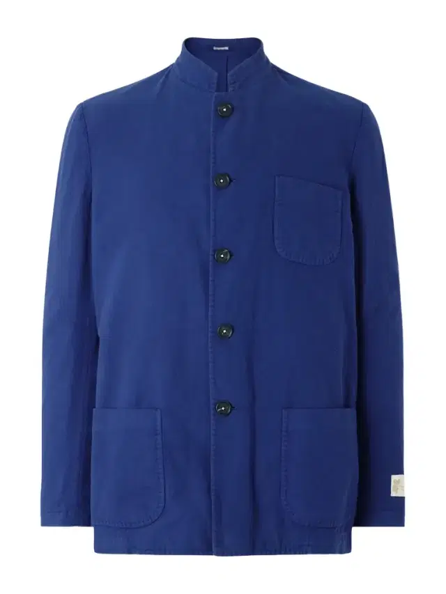 Bali Unstructured Nehru-Collar Cotton-Gauze Jacket - Men