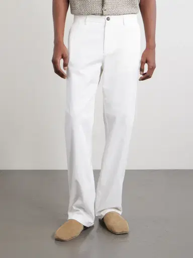 MR P. Straight-Leg Organic Cotton-Blend Chinos - Men | Thumbnail 3