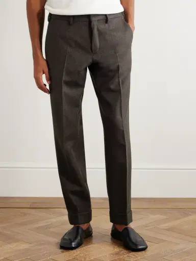 Dries Van Noten Straight-Leg Wool Trousers - Men | Thumbnail 3 Dries Van Noten Straight-Leg Wool Trousers - Men | Thumbnail 3