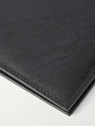 Berluti Makore Slim Scritto Venezia Leather Billfold Wallet - Men | Thumbnail 3 Berluti Makore Slim Scritto Venezia Leather Billfold Wallet - Men | Thumbnail 3