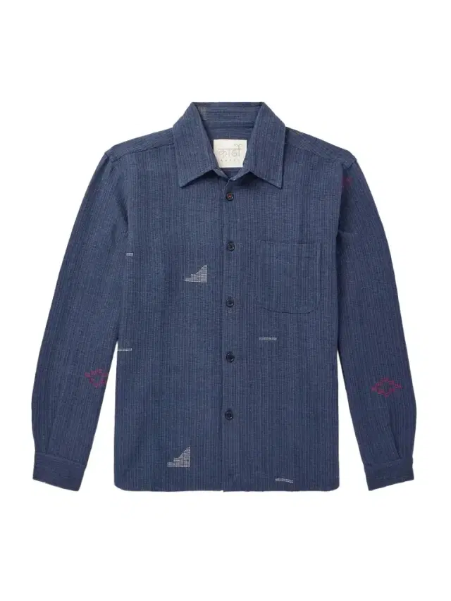 Luis Embroidered Cotton Shirt - Men