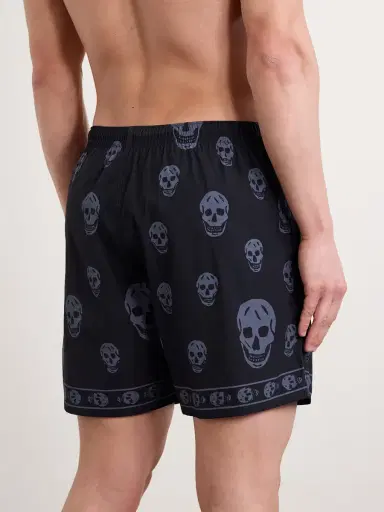 McQueen Straight-Leg Printed Shell Shorts - Men | Thumbnail 3