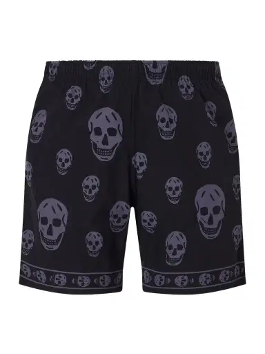 McQueen Straight-Leg Printed Shell Shorts - Men | Thumbnail 1