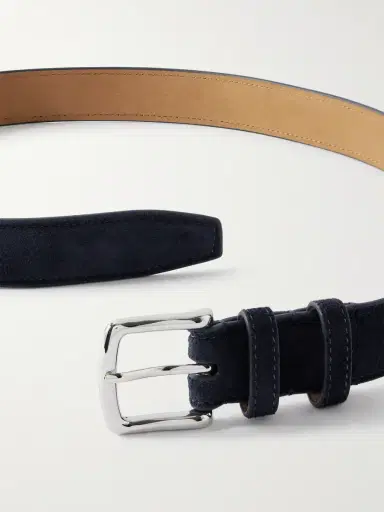 George Cleverley 3cm Suede Belt - Men | Thumbnail 3 George Cleverley 3cm Suede Belt - Men | Thumbnail 3