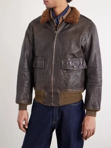 RRL Shearling Jacket - Men | Thumbnail 3