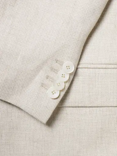 MR P. Double-Breasted Houndstooth Linen Suit Jacket - Men | Thumbnail 5 MR P. Double-Breasted Houndstooth Linen Suit Jacket - Men | Thumbnail 5