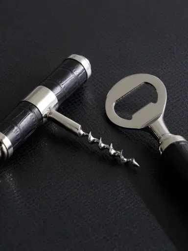 Ralph Lauren Home Wells Stainless Steel and Croc-Effect Leather Bar Tool Set - Men | Thumbnail 3 Ralph Lauren Home Wells Stainless Steel and Croc-Effect Leather Bar Tool Set - Men | Thumbnail 3
