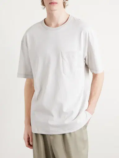 Lemaire Cotton and Linen-Blend Jersey T-Shirt - Men | Thumbnail 3 Lemaire Cotton and Linen-Blend Jersey T-Shirt - Men | Thumbnail 3