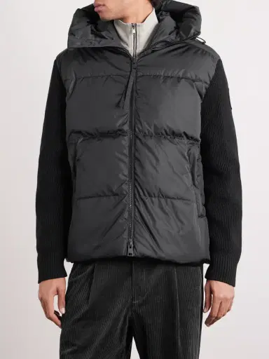 Canada Goose HyBridge® Wool and Quilted Shell Hooded Down Jacket - Men | Thumbnail 3