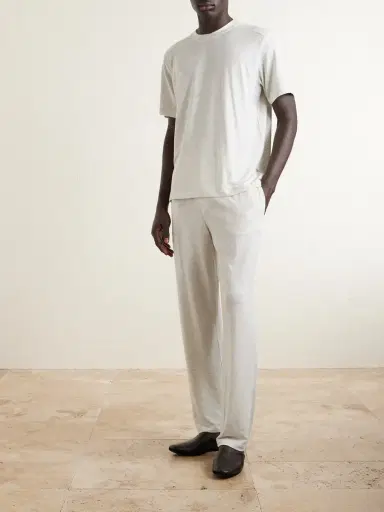 Zimmerli Tapered-Leg Stretch-TENCEL™ Lyocell Pyjama Trousers - Men | Thumbnail 2
