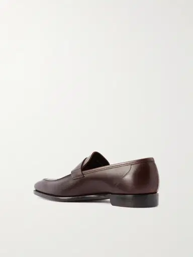 George Cleverley George Leather Penny Loafers - Men | Thumbnail 4 George Cleverley George Leather Penny Loafers - Men | Thumbnail 4