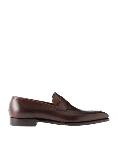 George Cleverley George Leather Penny Loafers - Men | Thumbnail 1 George Cleverley George Leather Penny Loafers - Men | Thumbnail 1